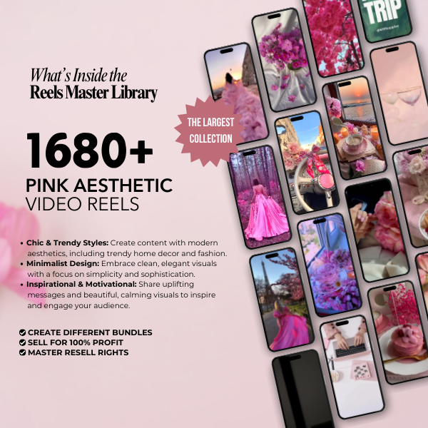 Pink Aesthetic Video Reels